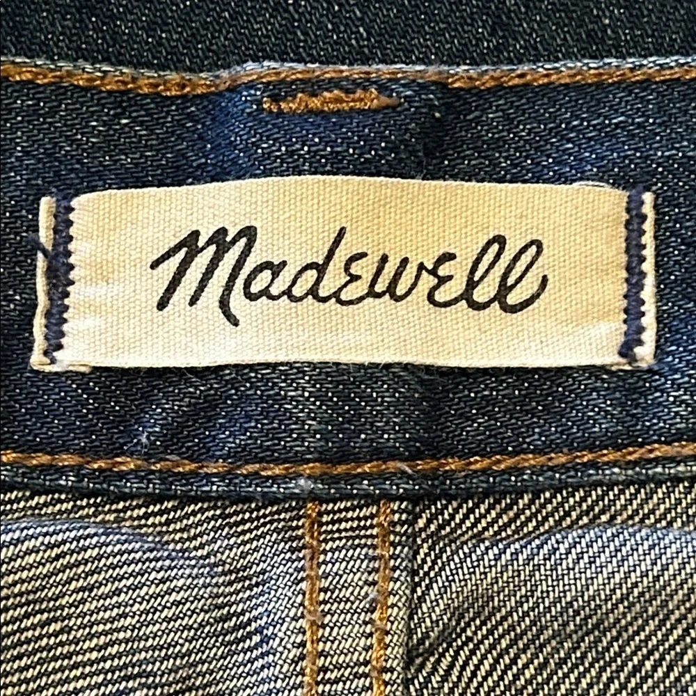 Madewell The Perfect Vintage Jean Johnny Wash Cotton Rigid High Rise Size 25